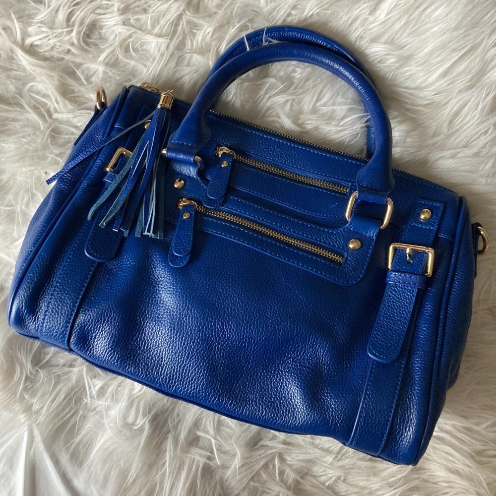 Erica Anenberg Cobalt Blue Venteux Satchel